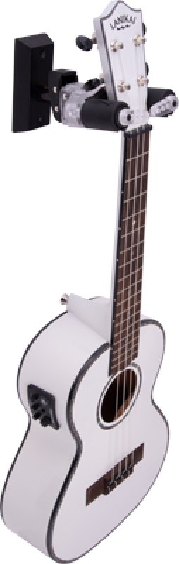 Preview: HERCULES Gitarrenwandhalter, PLEXI AGS Plus, kurz, Holzsockel, 20Y Edi