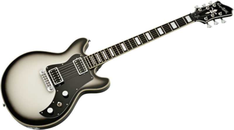Preview: HAGSTROM E-Gitarre, Megin, Grey Burst