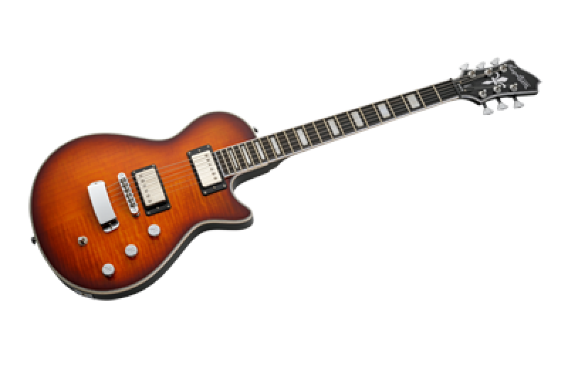Preview: HAGSTROM E-Gitarre, Ultra Max, Golden Eagle Burst Gloss