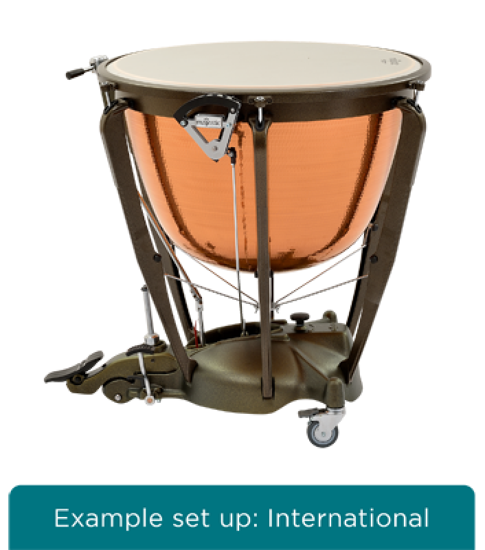 Preview: MAJESTIC Pauke, Symphonic Grand Series, 32", Kupfer, gehämmert, tiefge