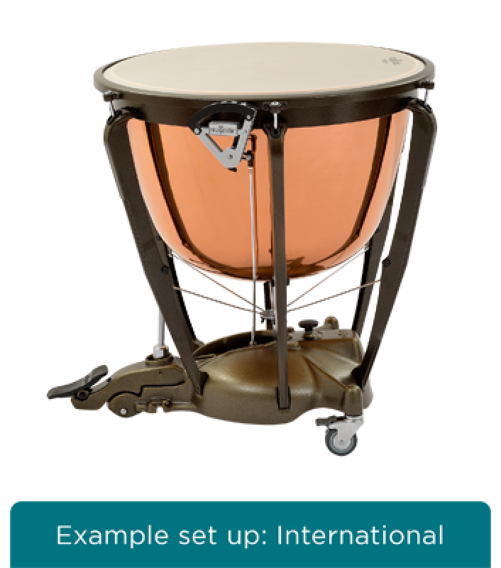 Preview: MAJESTIC Pauke, Symphonic Grand Series, 29", Kupfer, poliert, tiefgez.