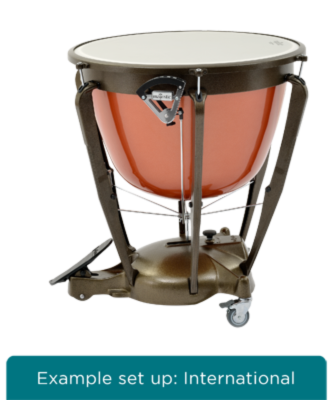 Preview: MAJESTIC Pauke, Symphonic Series, 29", Fiberglas, tiefgezogen, deutsch