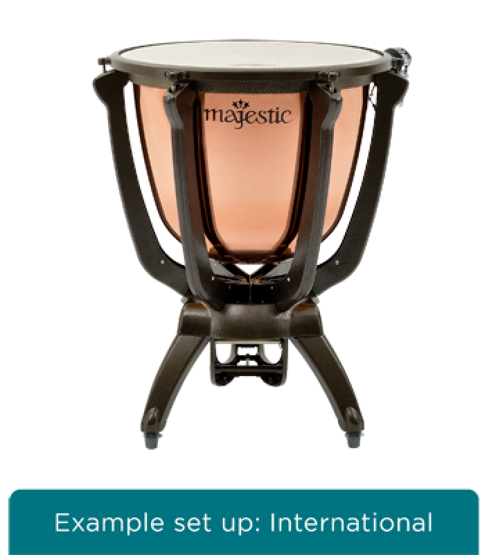 Preview: MAJESTIC Pauke, Prophonic Series, 20", Kupfer, poliert, tiefgezogen, d