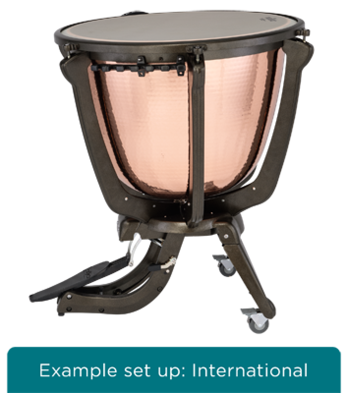 Preview: MAJESTIC Pauke, Prophonic Series, 23", Kupfer, gehämmert, tiefgezogen,