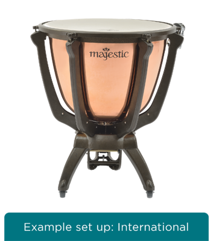 Preview: MAJESTIC Pauke, Prophonic Series, 26", Kupfer, poliert, tiefgezogen, d
