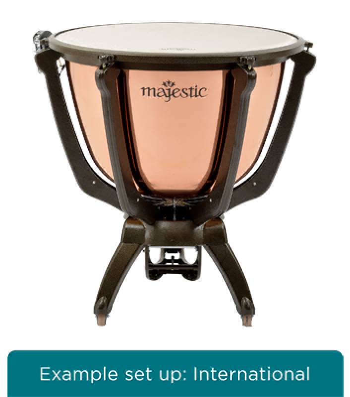 Preview: MAJESTIC Pauke, Prophonic Series, 29", Kupfer, poliert, tiefgezogen, d