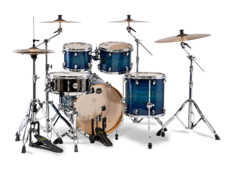 Preview: MAPEX Shellset, Armory, Fusion, mit Rosette, Blue Wave Burst #NJ