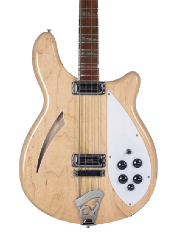 Preview: RICKENBACKER Bassgitarre, 4005V, Semi-Acoustic Body, stereo, Mapleglo