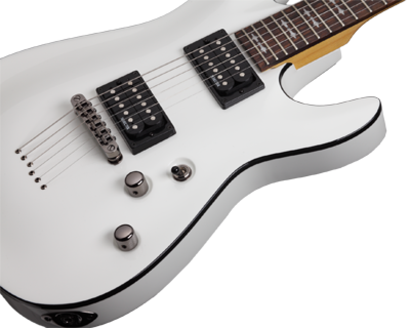 Preview: SCHECTER E-Gitarre, Omen 6, Vintage White