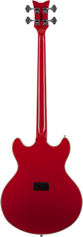 Preview: SCHECTER Bassgitarre, Signature Simon Gallup Corsair Bass, Red/Black