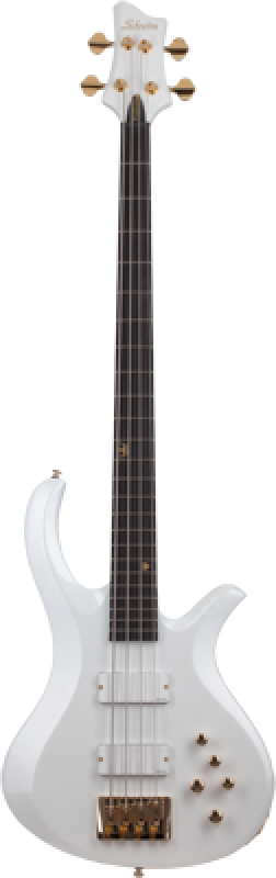 Preview: SCHECTER Bassgitarre, FreeZesicle-4, Metallic White