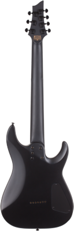 Preview: SCHECTER E-Gitarre, Damien 7, Satin Black, Linkshänder