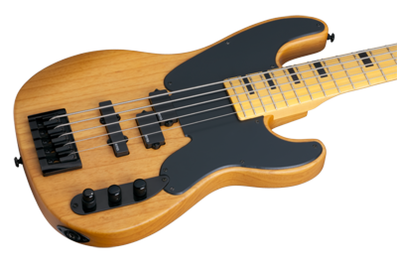 Preview: SCHECTER Bassgitarre, Model-T Session-5, Aged Natural Satin