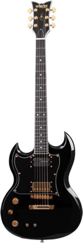 Preview: SCHECTER E-Gitarre, Signature Zacky Vengeance ZV H6LLYW66D-S, Black, L