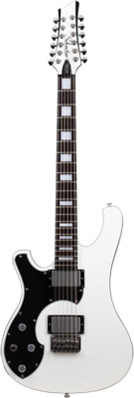 Preview: SCHECTER E-Gitarre, Stargazer-12, Gloss White, Linkshänder