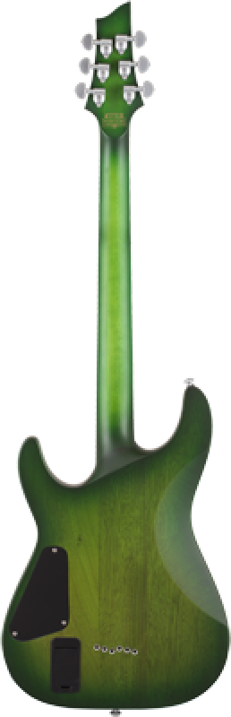 Preview: SCHECTER E-Gitarre, C-1 Platinum, Satin Green Burst