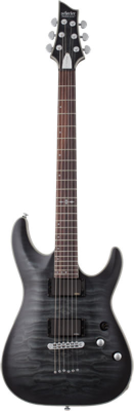 Preview: SCHECTER E-Gitarre, C-1 Platinum, See-Thru Black Satin