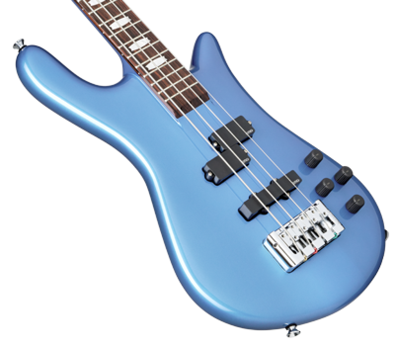 Preview: SPECTOR Bassgitarre, Euro Classic, 4-Saiter, aktiv, Solid Metallic Blu
