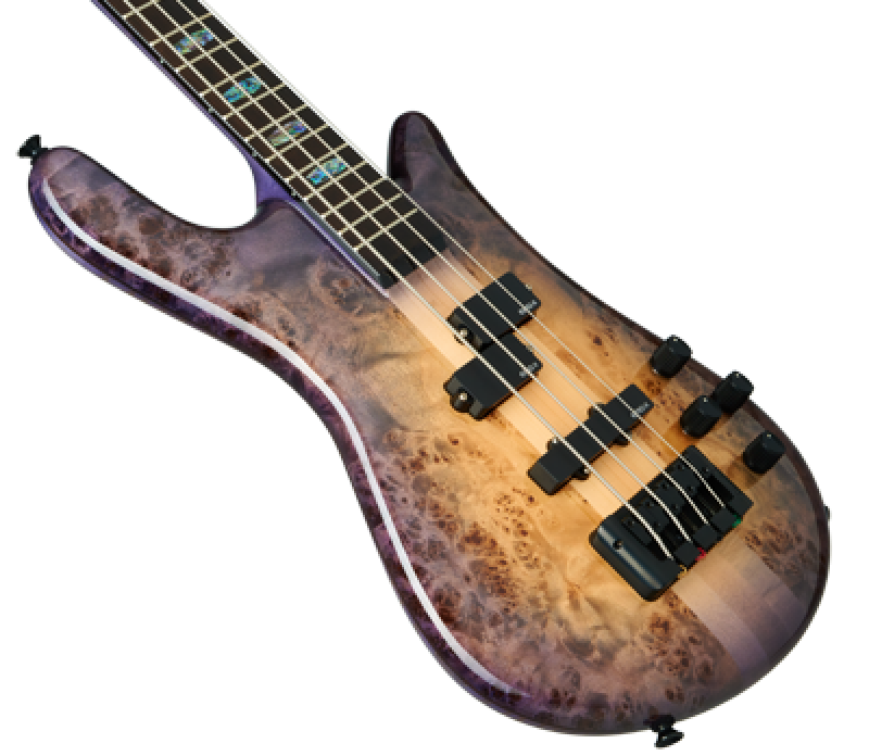 Preview: SPECTOR Bassgitarre, Euro CST, 4-Saiter, aktiv, Natural Violet Burst G