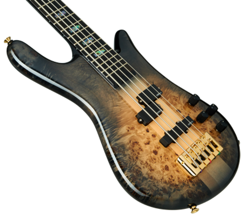 Preview: SPECTOR Bassgitarre, Euro CST, 5-Saiter, aktiv, Natural Black Burst Gl