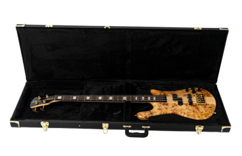 Preview: SPECTOR Koffer, für 4-Saiter und 5-Saiter Bässe, schwarz, Logo