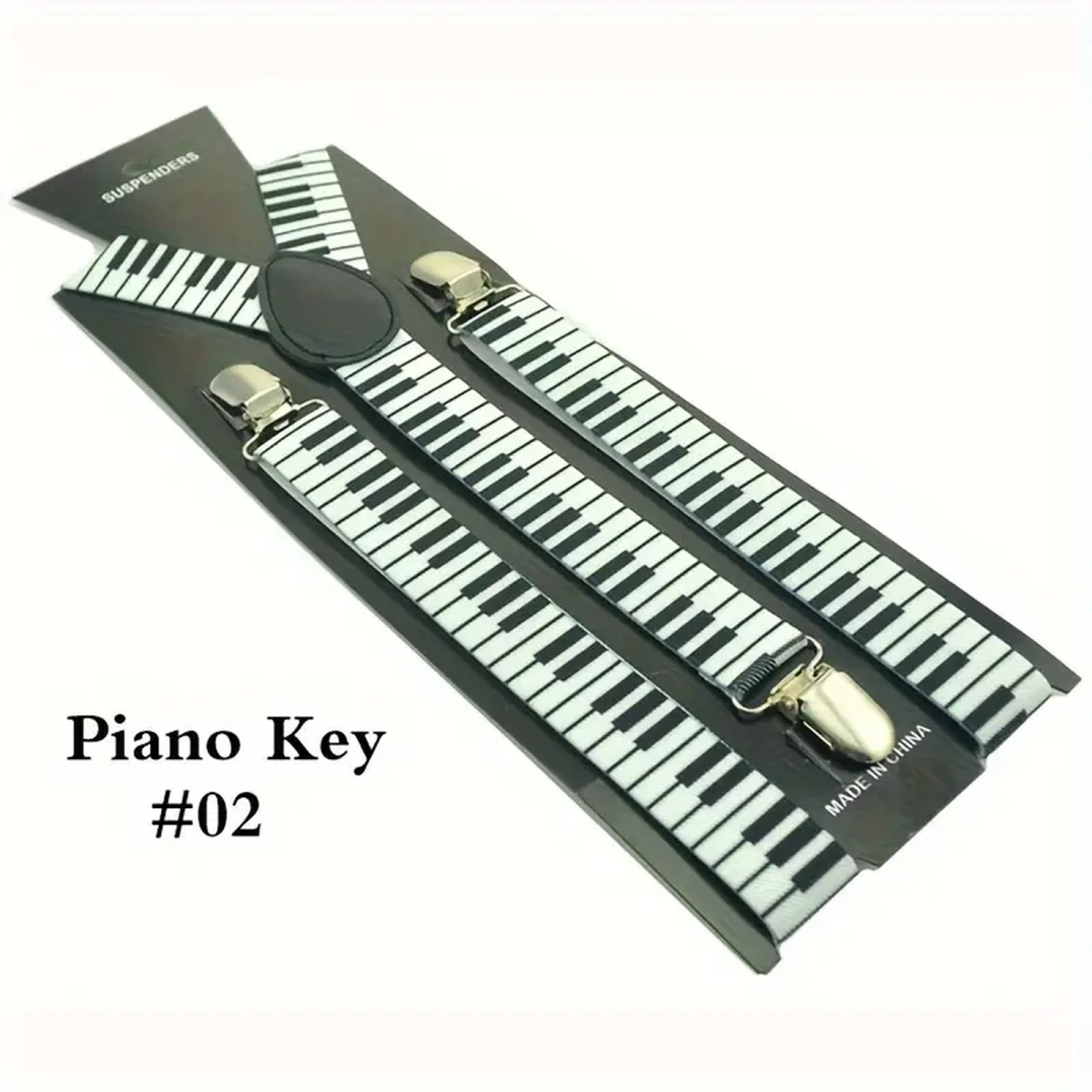 Preview: ROCK-HUS Hosenträger Klaviatur