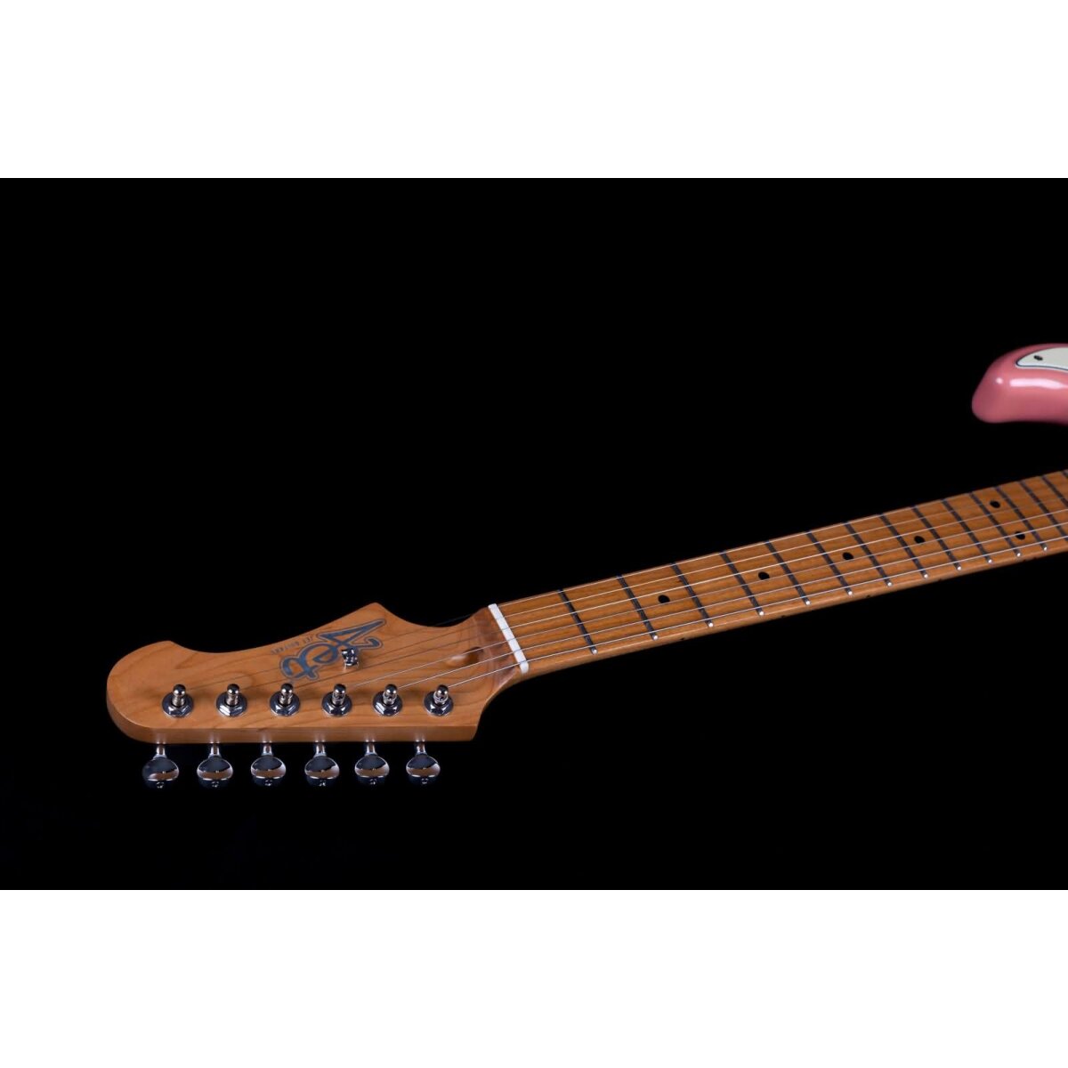 Preview: ROCK-HUS Jet Guitars JS-300 BGD Burgundy Pink