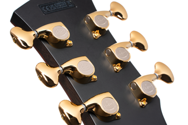 Preview: CORT Westerngitarre, Abstract Delta, Natur, Preamp, Koffer