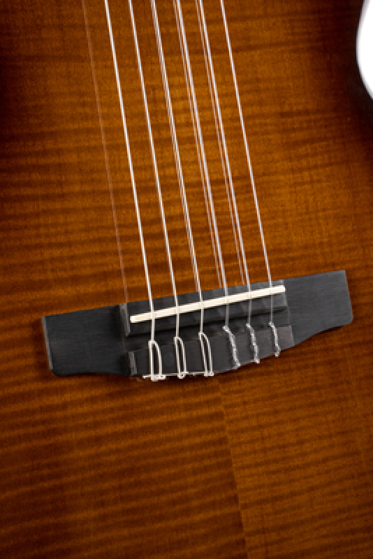 Preview: CORT E-Gitarre, Sunset Nylectric DLX, Nylon, Tobacco Sunburst, Preamp,