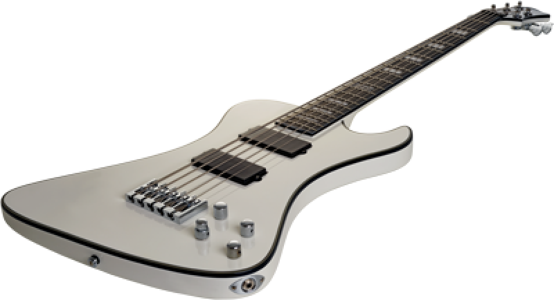 Preview: HAGSTROM E-Bass, Nekromant 5, White Gloss