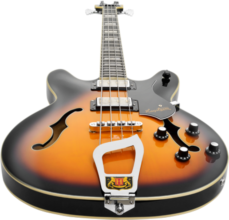 Preview: HAGSTROM Bassgitarre, Viking, Tobacco Sunburst