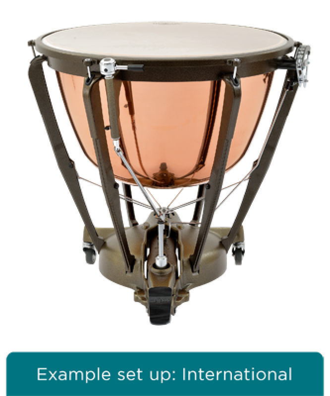 Preview: MAJESTIC Pauke, Symphonic Grand Series, 32", Kupfer, poliert, tiefgez.