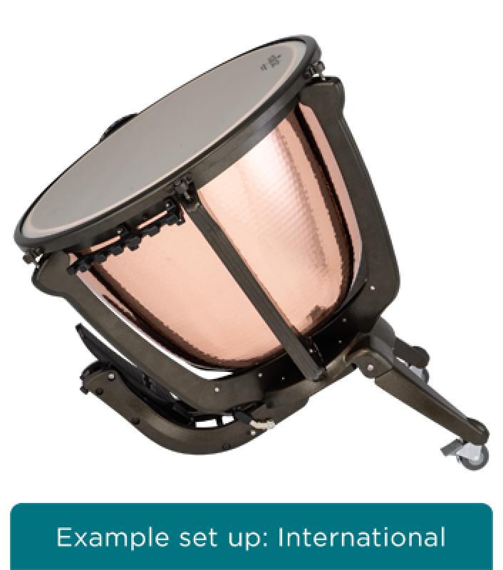 Preview: MAJESTIC Pauke, Prophonic Series, 20", Kupfer, gehämmert, tiefgezogen,