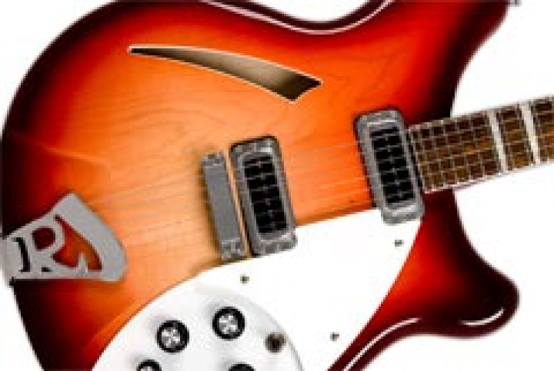 Preview: RICKENBACKER E-Gitarre, 360, Fireglo, Koffer