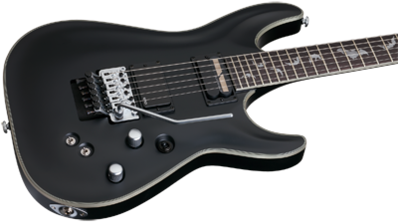 Preview: SCHECTER E-Gitarre, Damien Platinum-6 FR S, Satin Black