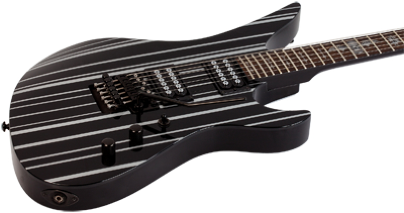 Preview: SCHECTER E-Gitarre, Signature Synyster Standard FR, Gloss Black/Silver