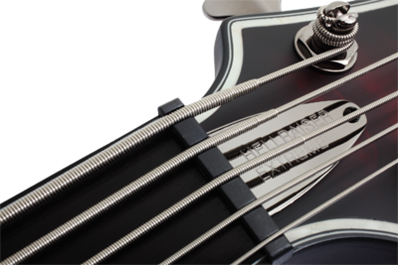 Preview: SCHECTER Bassgitarre, Hellraiser Extreme-5, Crimson Red Burst Satin