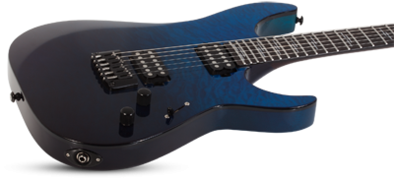Preview: SCHECTER E-Gitarre, Reaper 6 Elite, Deep Ocean Blue