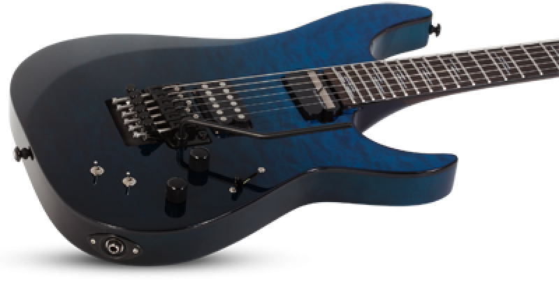 Preview: SCHECTER E-Gitarre, Reaper 6 FR S Elite, Deep Blue Ocean