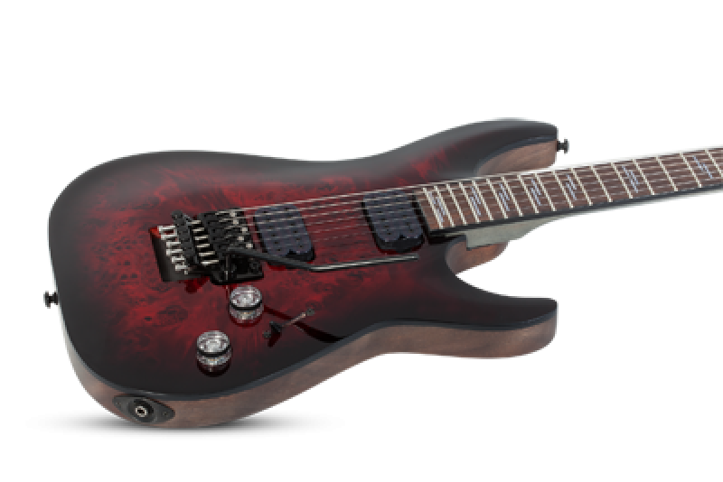 Preview: SCHECTER E-Gitarre, Omen Elite 6 FR, Black Cherry Burst