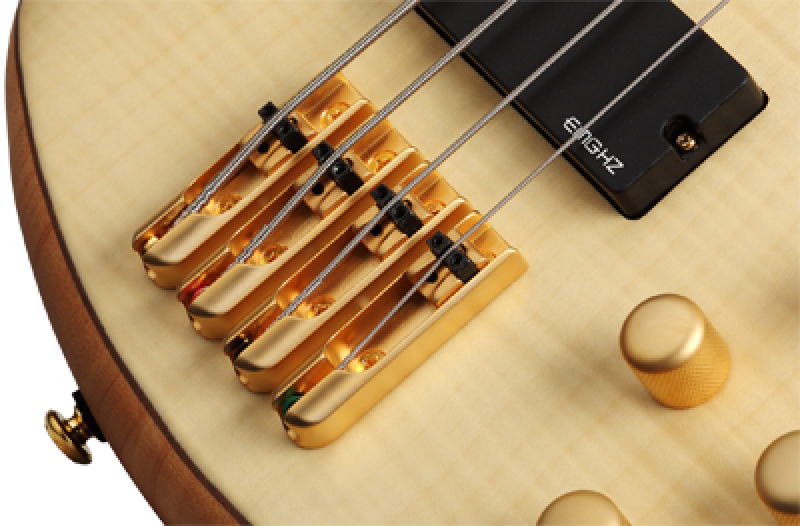 Preview: SCHECTER Bassgitarre, Stiletto Custom-4, Natural Satin