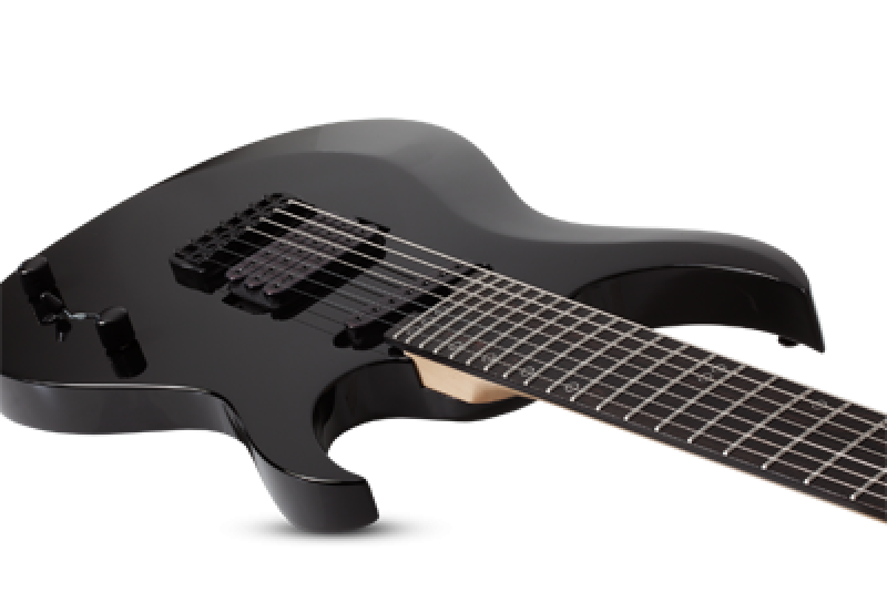 Preview: SCHECTER E-Gitarre, Sunset-7 Triad, Gloss Black