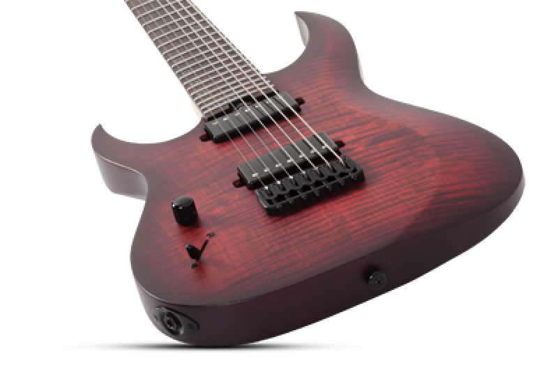 Preview: SCHECTER E-Gitarre, Sunset-7 Extreme, Scarlet Burst, Linkshänder