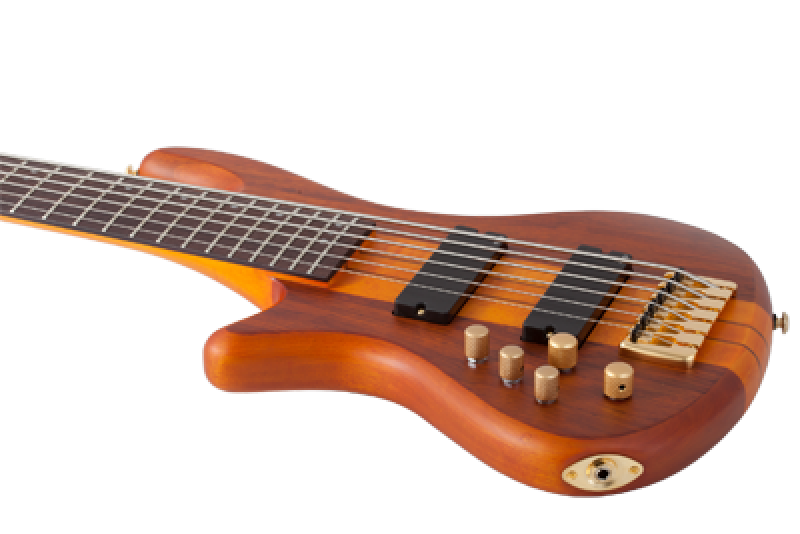 Preview: SCHECTER Bassgitarre, Stiletto Studio-6, Honey Satin, Linkshänder