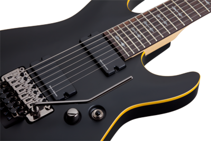 Preview: SCHECTER E-Gitarre, Demon 7 FR, Satin Black