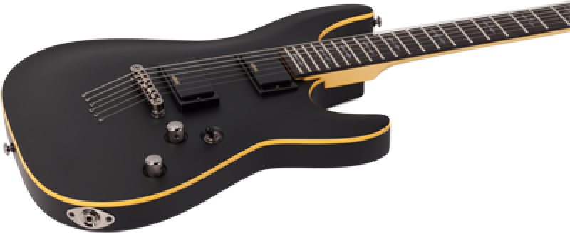 Preview: SCHECTER E-Gitarre, Demon 6, Aged Black Satin