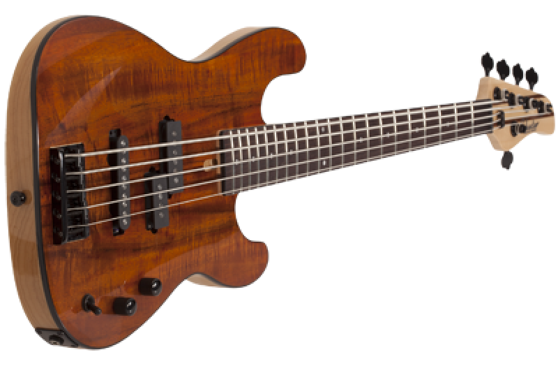 Preview: SCHECTER Bassgitarre, Michael Anthony MA-5, Koa