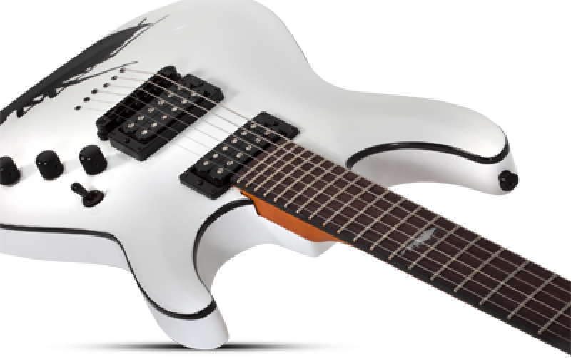 Preview: SCHECTER E-Gitarre, Signature Jerry Horton C-1, 25th Anniversary, Whit