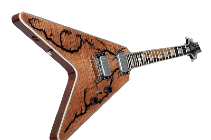 Preview: SCHECTER E-Gitarre, V-1 Electro Resin, Gloss Natural