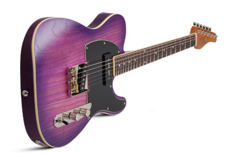Preview: SCHECTER E-Gitarre, PT Special, Purple Burst Pearl, Palisander